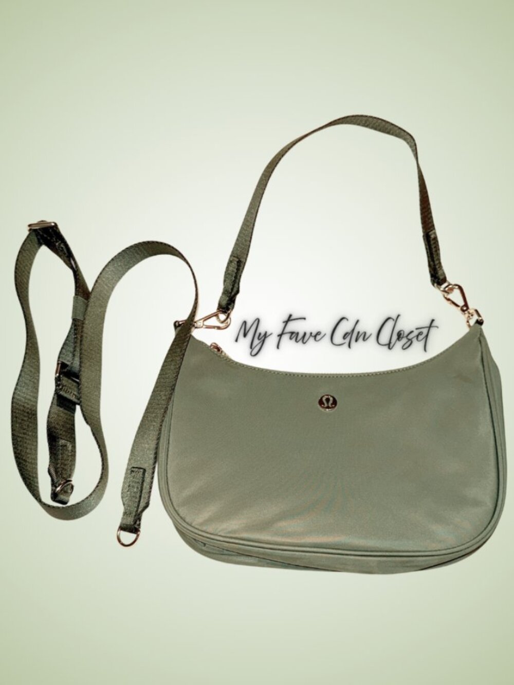 NWOT Lululemon City Essentials 3L Shoulder Bag Bay Leaf Green